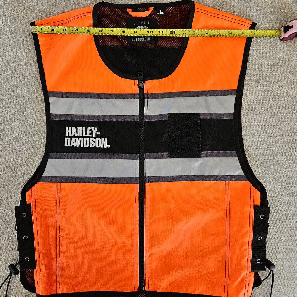 Harley Davidson Men's Hi-Vis Orange Riding Vest